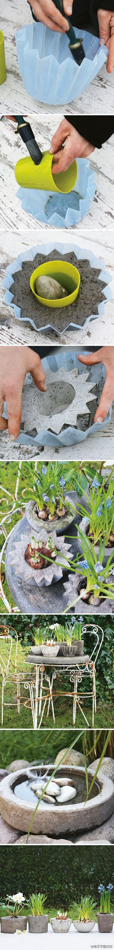 15  DIY concrete mini planters0693b