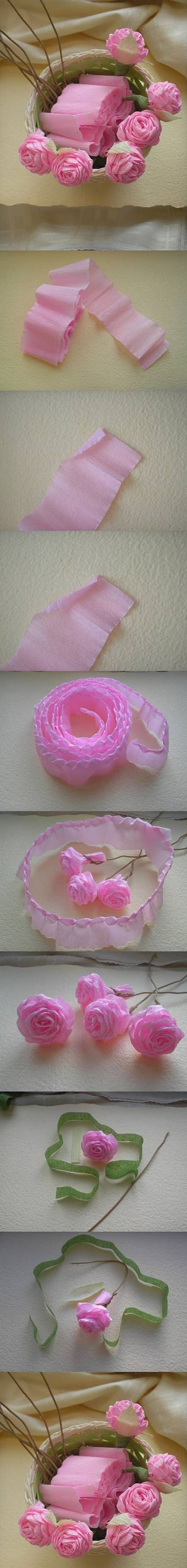 16  DIY Rose from Crepe Paper1f6b04