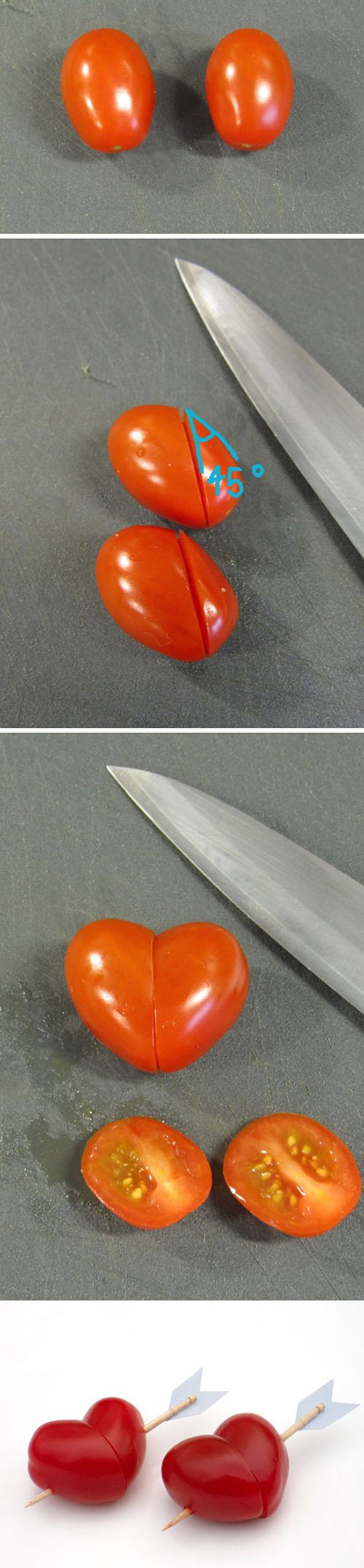20 Heart Shaped Cherry Tomatoes 2eefd2