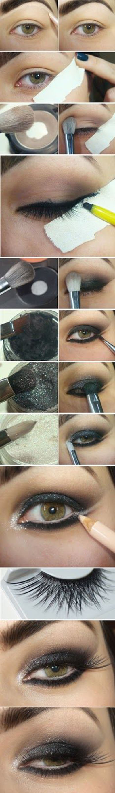 23 Black Shine Cat Eye Makeup Tutorials28eda