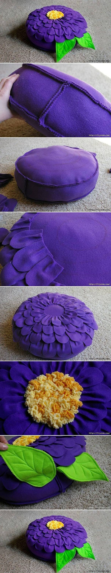 4  DIY Beautiful Flower Cushion169a