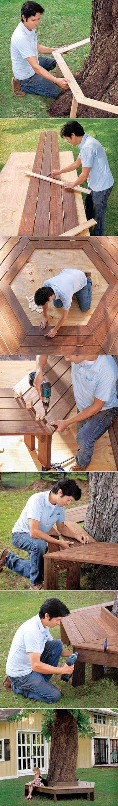7 How to build a bench around a tree 892a677