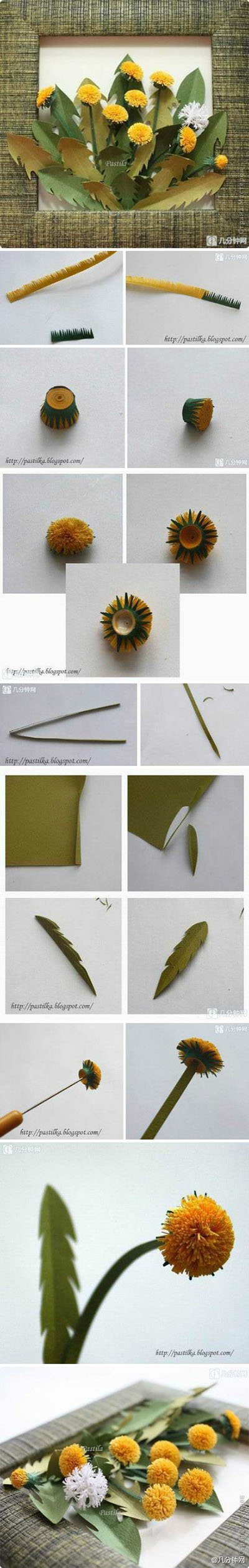 3 DIY Paper Dandelion 3209926c10a