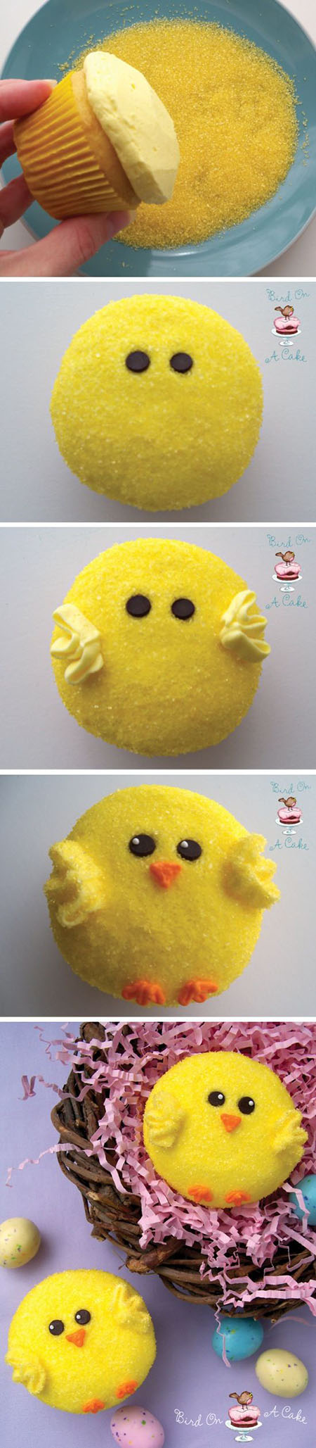 8 Easter Chick Cupcakes 5dca2