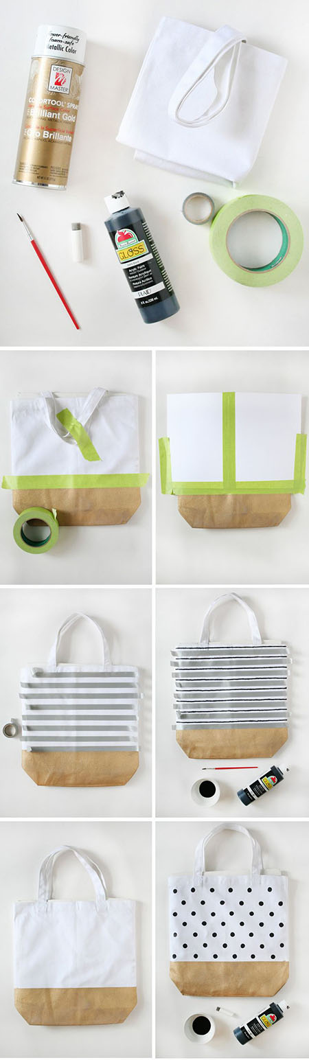 9 DIY Painted Totes 6ce1e47