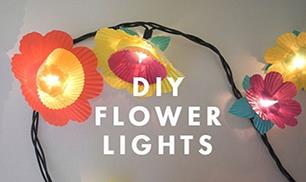 DIY Flower Lights