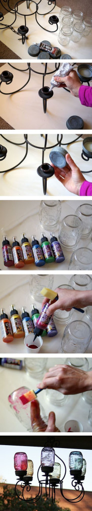 Diy Mason Jars Chandelier Useful Tutorials