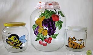 DIY Jar Painting Decor