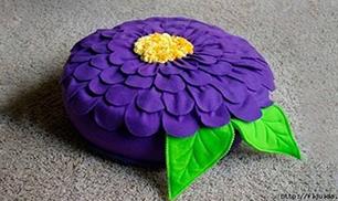 DIY Beautiful Flower Cushion